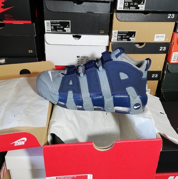 NIKE AIR MORE UPTEMPO '96 MIDNIGHT NAVY MEN'S SZ11 BRAND NEW IN BOX - Picture 5 of 10